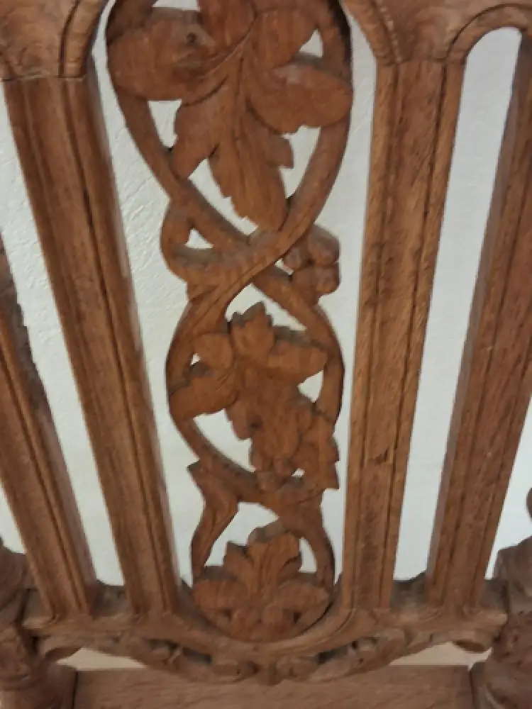 1  Esszimmerstuhl Jagdstuhl   Küchenstuhl Gründer  Antik ca. 1900 Jh. 6