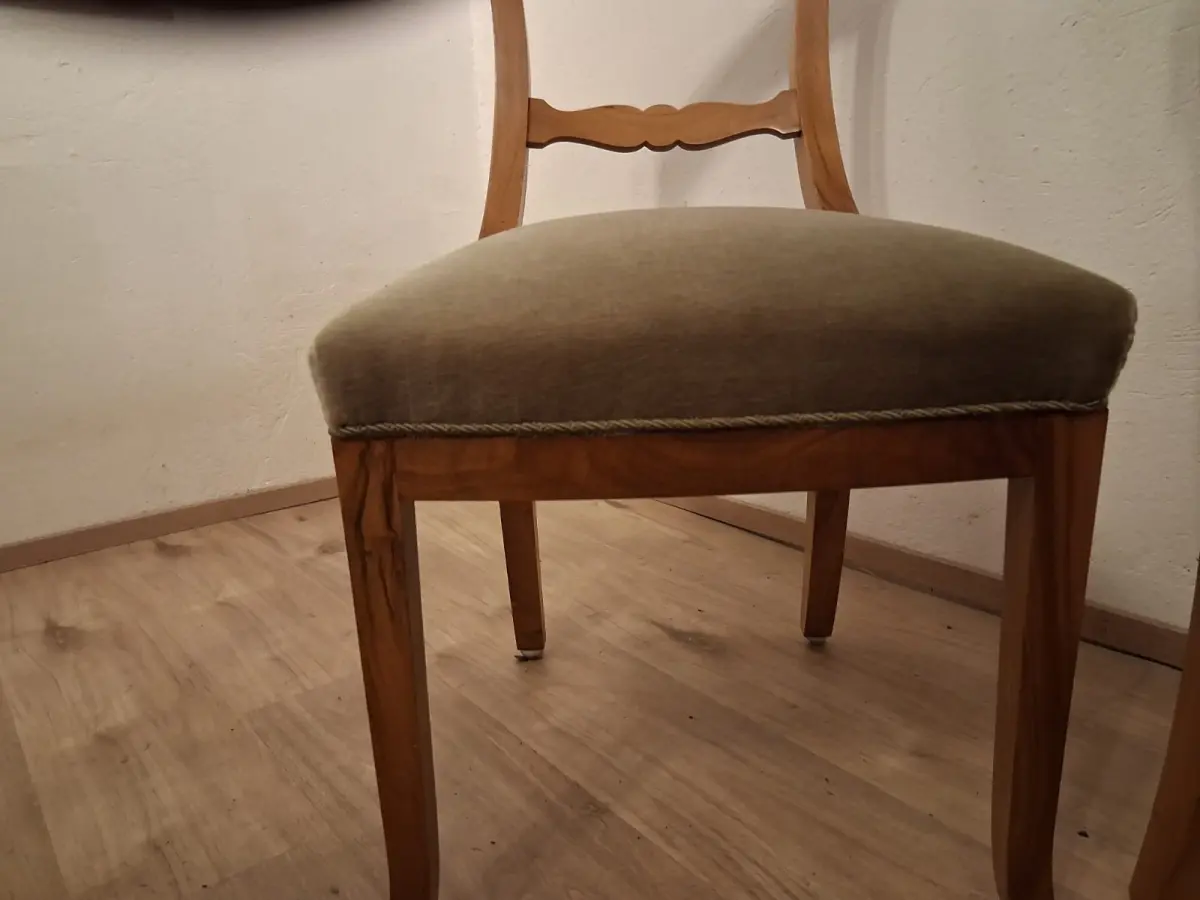 4 Biedermeier Stühle Esszimmerstühle Stil  Antik ca. 1900 Jh. 10