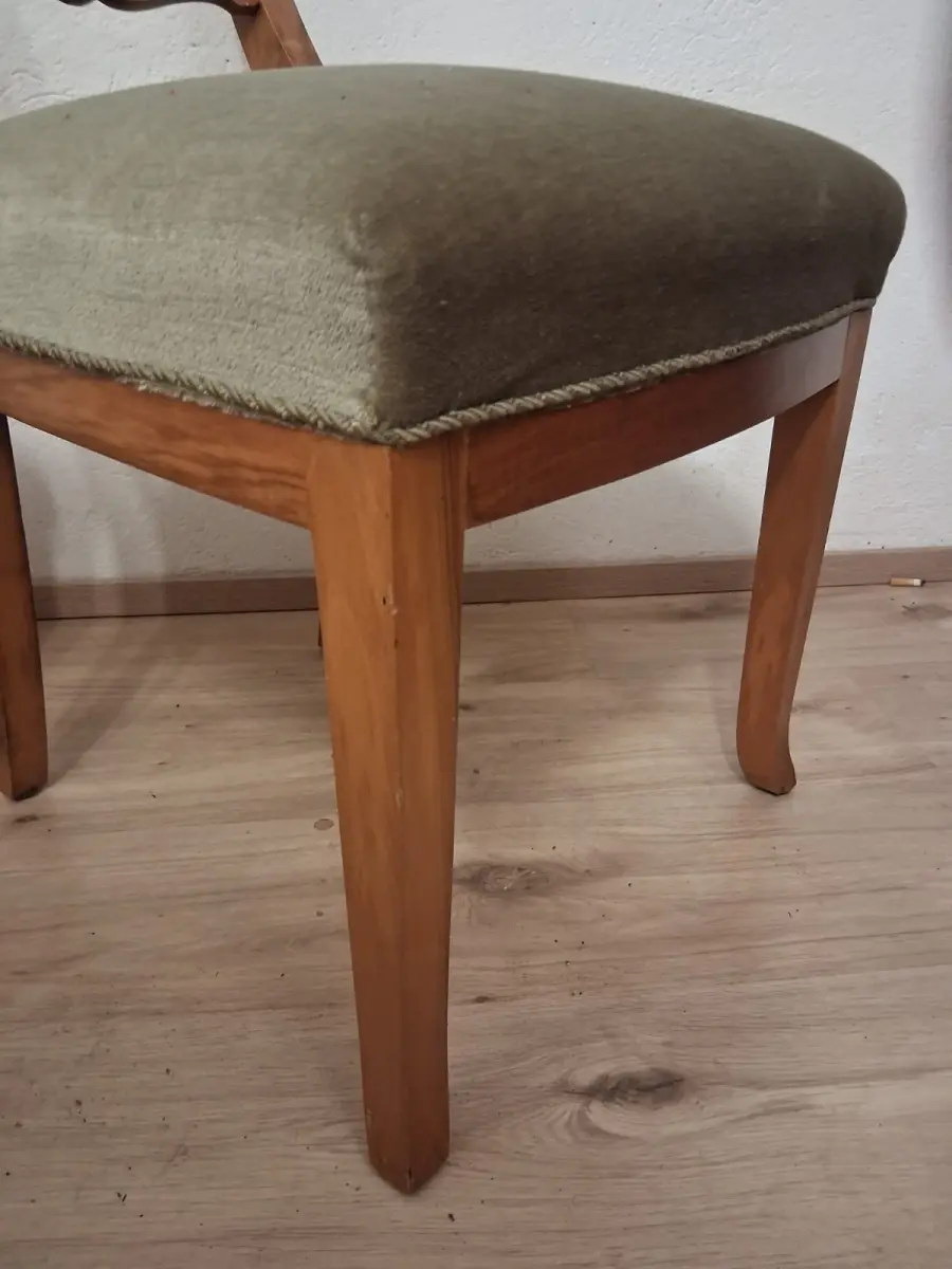 4 Biedermeier Stühle Esszimmerstühle Stil  Antik ca. 1900 Jh. 7