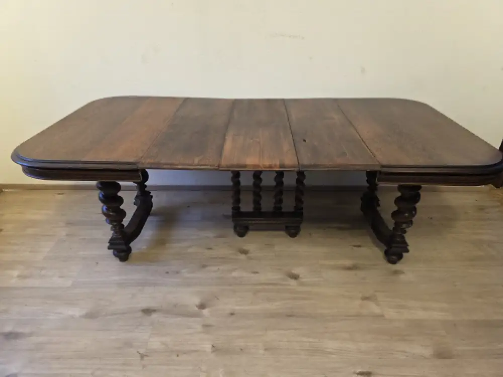 Esstisch Küchentisch Wohnzimmertisch Ausziehbar antik ca 19 Jhd. 11