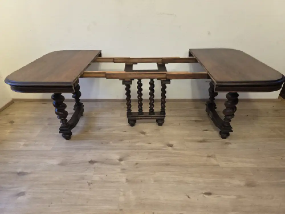 Esstisch Küchentisch Wohnzimmertisch Ausziehbar antik ca 19 Jhd. 6