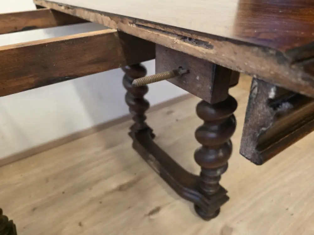 Esstisch Küchentisch Wohnzimmertisch Ausziehbar antik ca 19 Jhd. 7