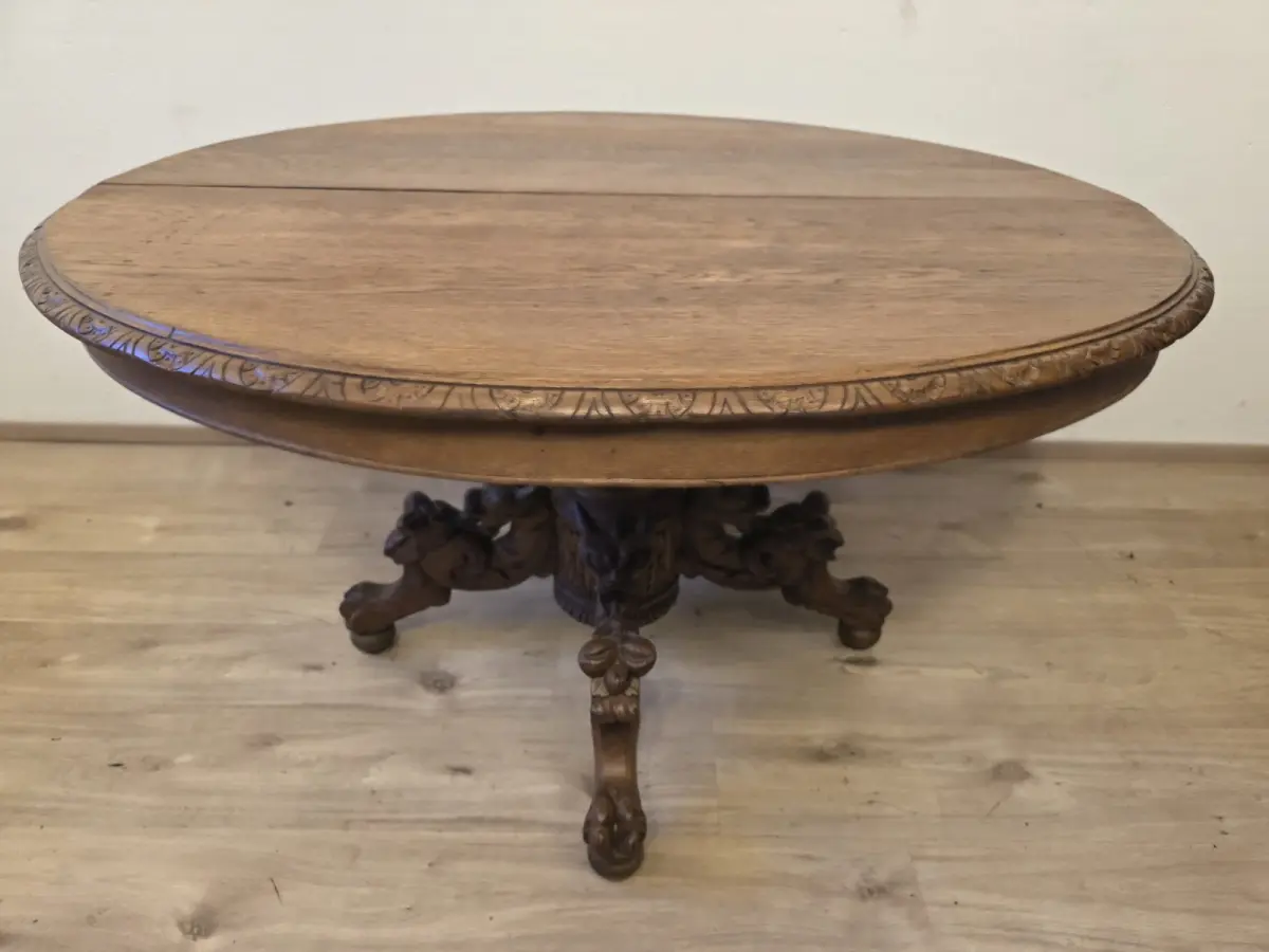 Esstisch Küchentisch Kulissentisch Ausziehbar antik ca 19 Jhd.