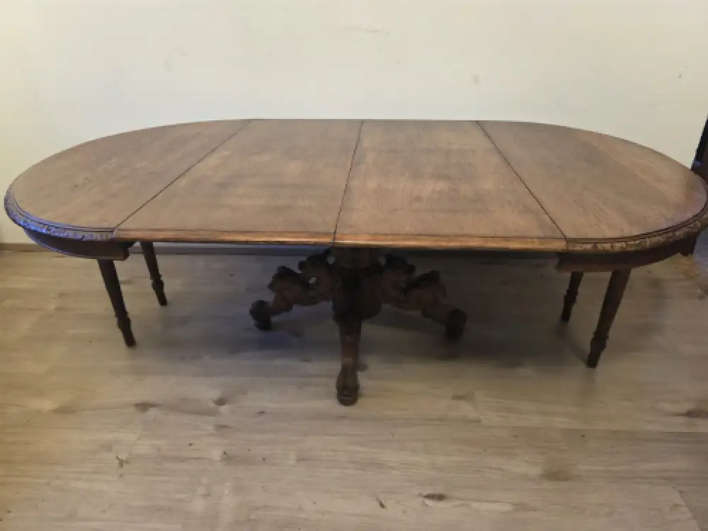 Esstisch Küchentisch Kulissentisch Ausziehbar antik ca 19 Jhd. 2