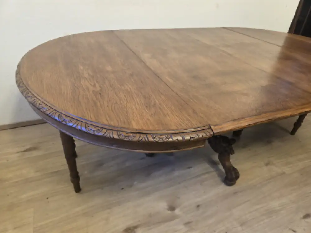 Esstisch Küchentisch Kulissentisch Ausziehbar antik ca 19 Jhd. 4