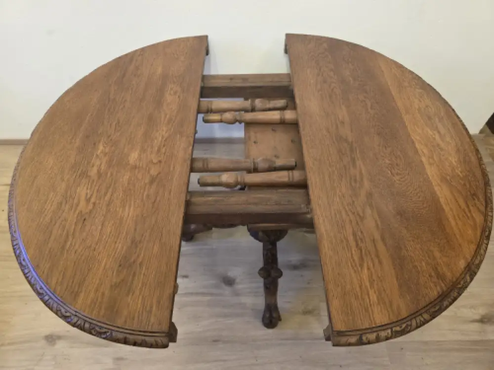 Esstisch Küchentisch Kulissentisch Ausziehbar antik ca 19 Jhd. 6