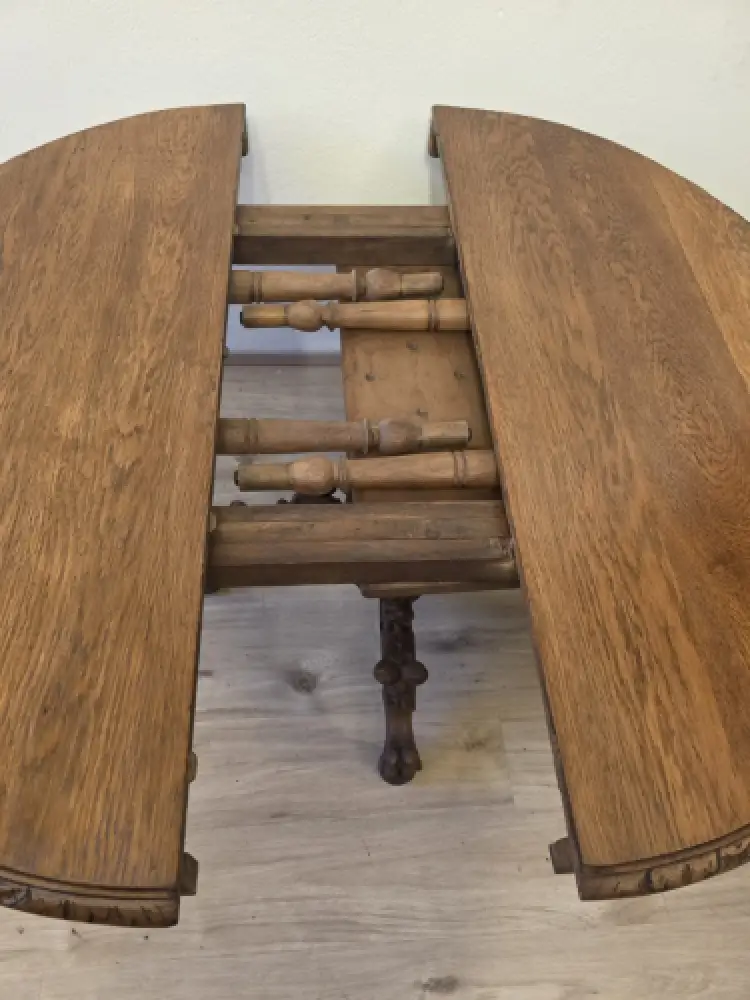 Esstisch Küchentisch Kulissentisch Ausziehbar antik ca 19 Jhd. 7