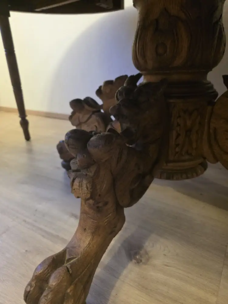 Esstisch Küchentisch Kulissentisch Ausziehbar antik ca 19 Jhd. 9