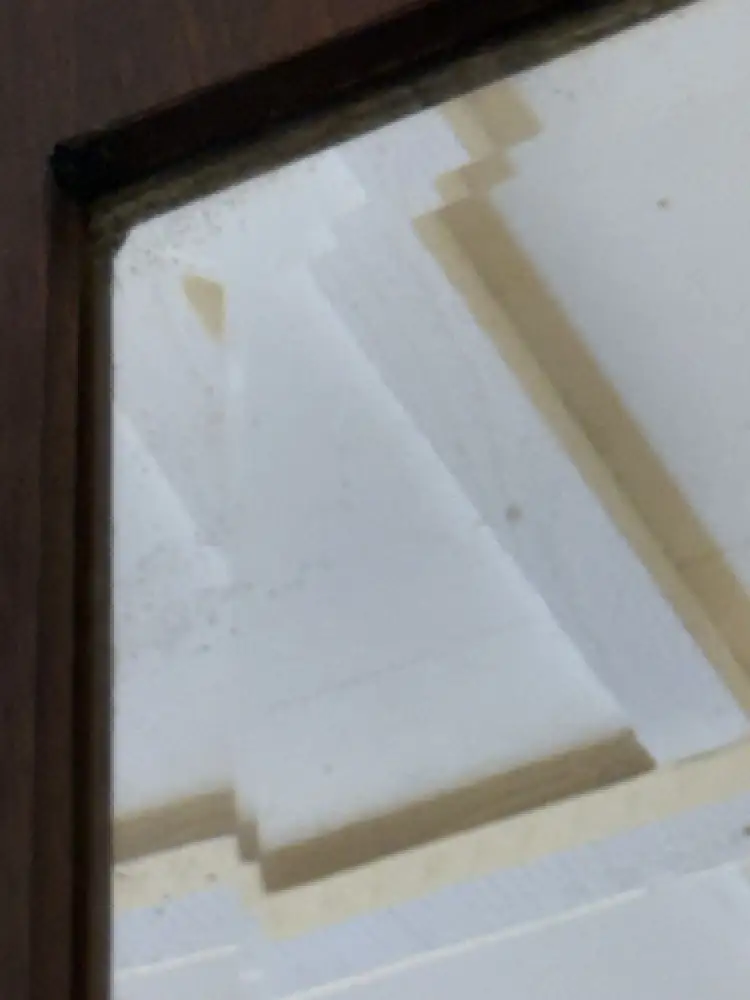 Spiegel Wandspiegel Flurspiegel Facettenschliff Alt Massiv Antik ca. 1900h 8