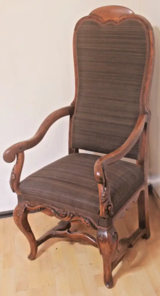 Thronsessel Sitzmöbel Sessel Armlehnstuhl Antik ca. 1900Jh. 0