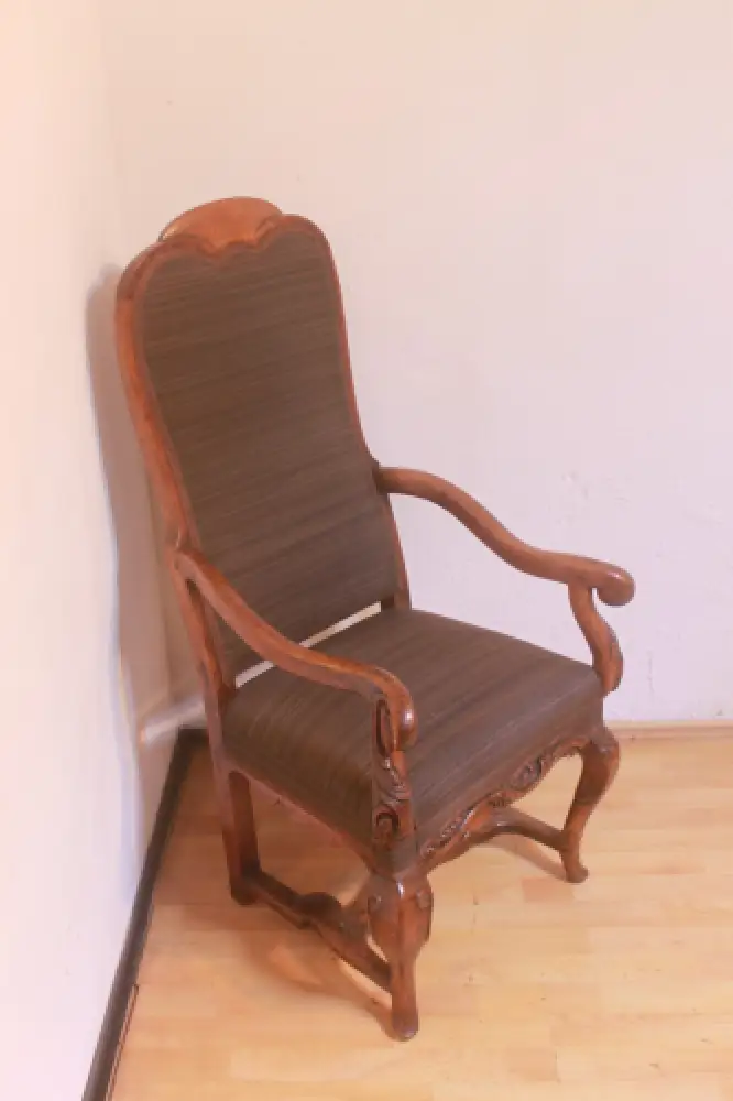Thronsessel Sitzmöbel Sessel Armlehnstuhl Antik ca. 1900Jh. 2