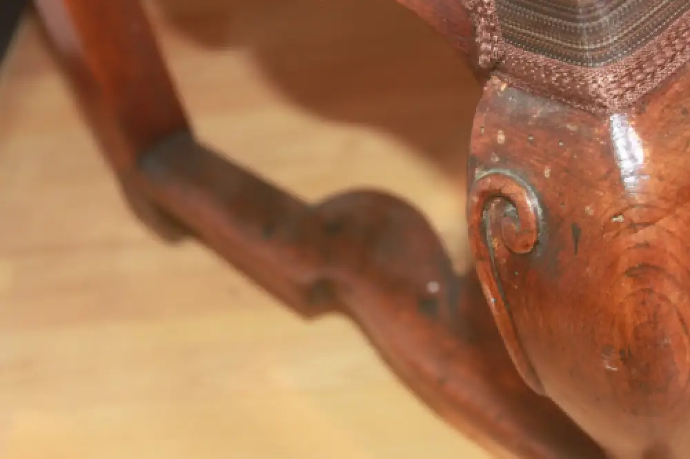 Thronsessel Sitzmöbel Sessel Armlehnstuhl Antik ca. 1900Jh. 7