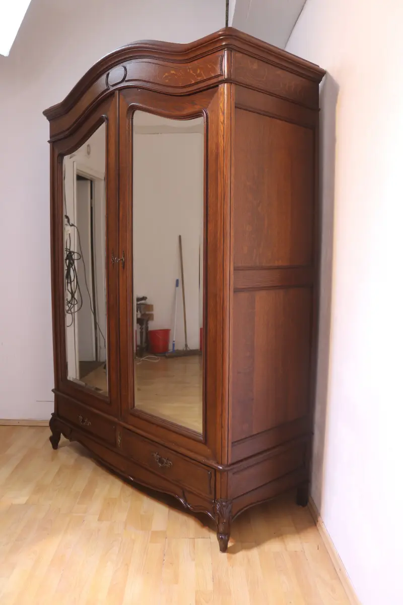 Wäscheschrank Kleiderschrank Jugendstil   Antik ca. 19 Jh.