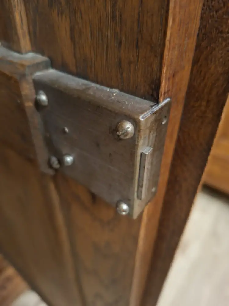 Wäscheschrank Kleiderschrank Schlafzimmer Antik in Eiche ca. 19 Jh. 14