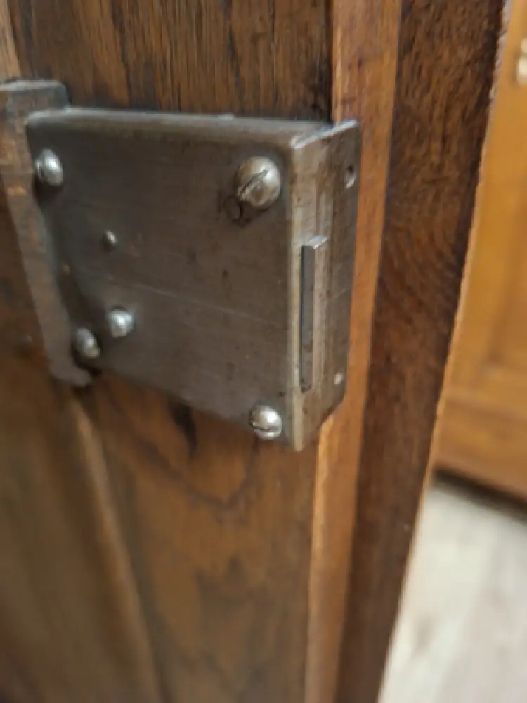 Wäscheschrank Kleiderschrank Schlafzimmer Antik in Eiche ca. 19 Jh. 3