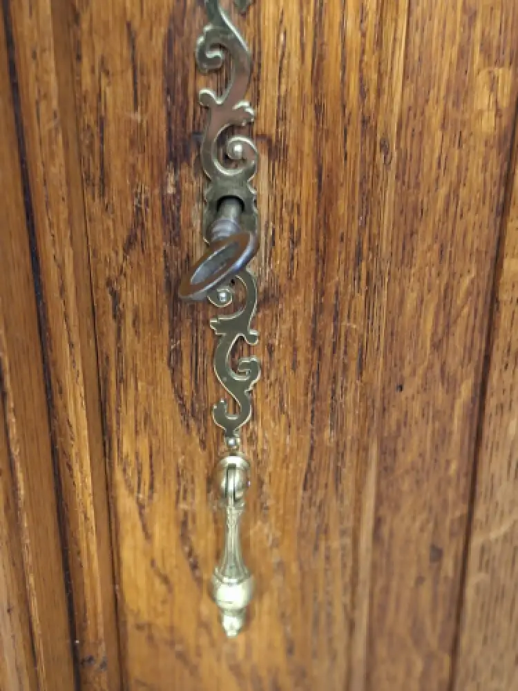 Wäscheschrank Kleiderschrank Schlafzimmer Antik in Eiche ca. 19 Jh. 6