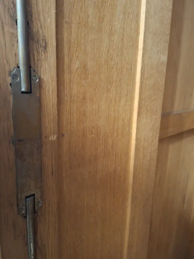 Wäscheschrank Kleiderschrank Schlafzimmer Antik in Eiche ca. 19 Jh. 7