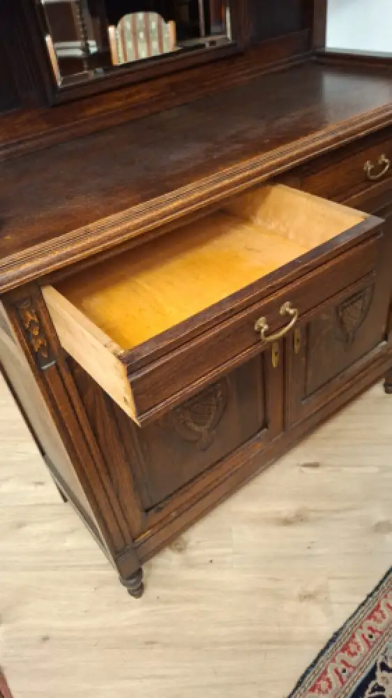 Antik Buffet Küchenschrank Jugendstil  Anrichte Esszimmer ca 1920 6