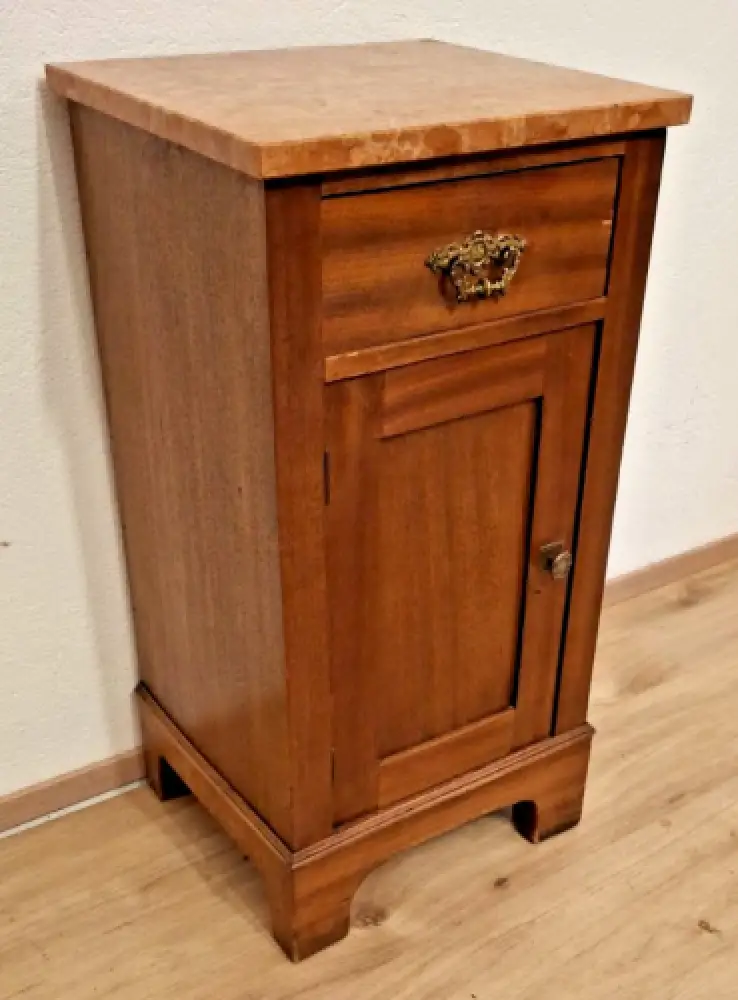 Antik Nachtschrank Frankreich Konsole Marmor ca. 1900Jh. 0