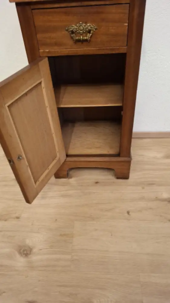 Antik Nachtschrank Frankreich Konsole Marmor ca. 1900Jh. 10