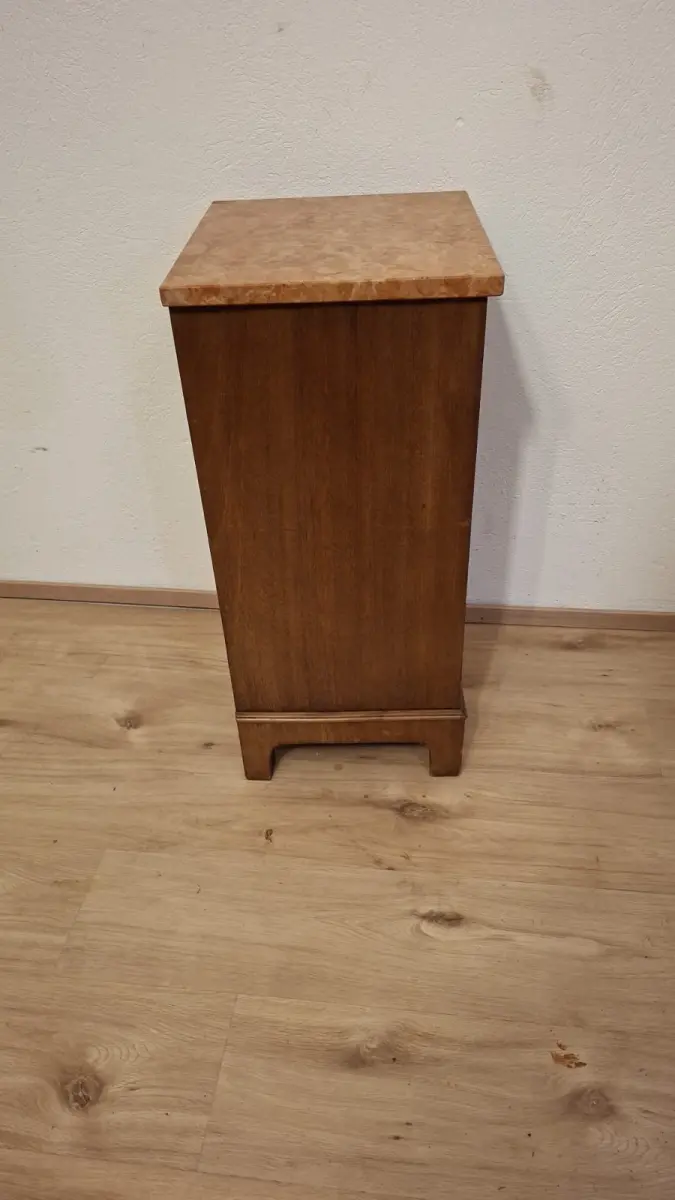 Antik Nachtschrank Frankreich Konsole Marmor ca. 1900Jh. 3