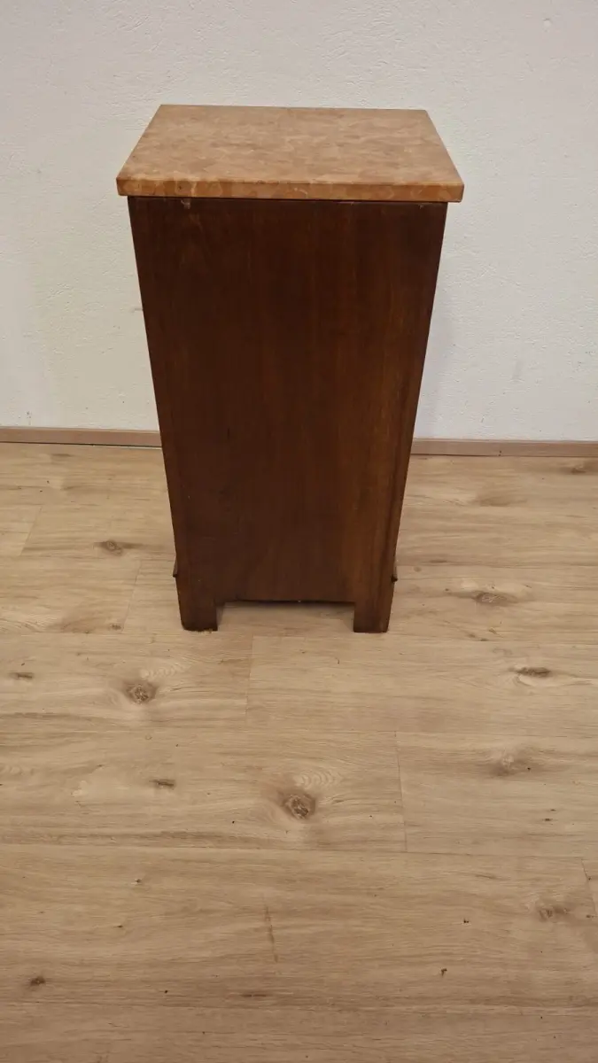 Antik Nachtschrank Frankreich Konsole Marmor ca. 1900Jh. 4