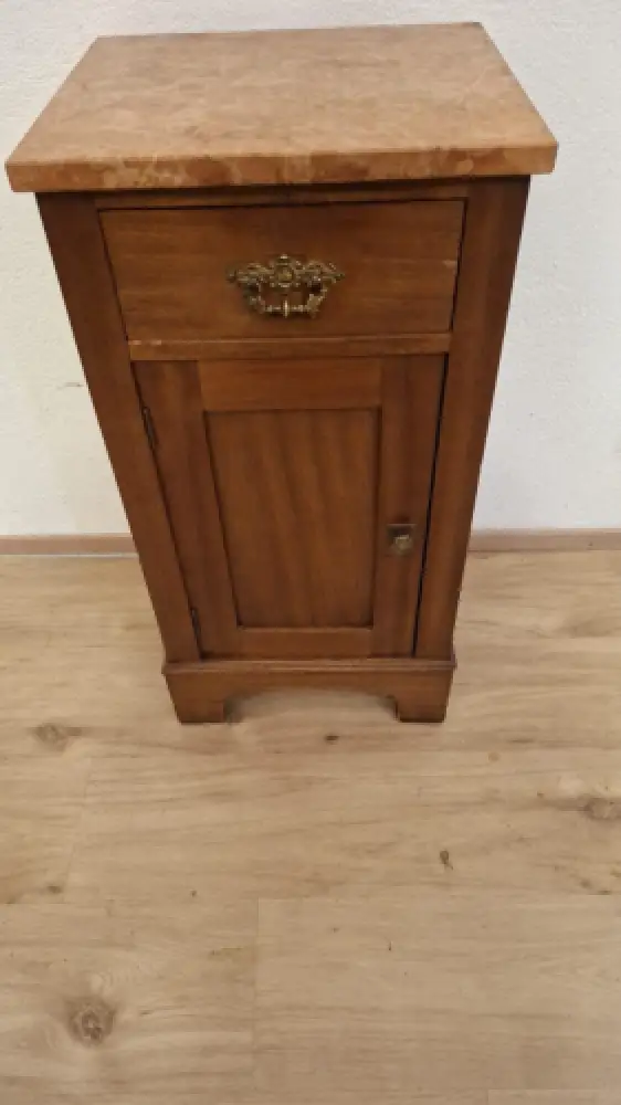Antik Nachtschrank Frankreich Konsole Marmor ca. 1900Jh. 6