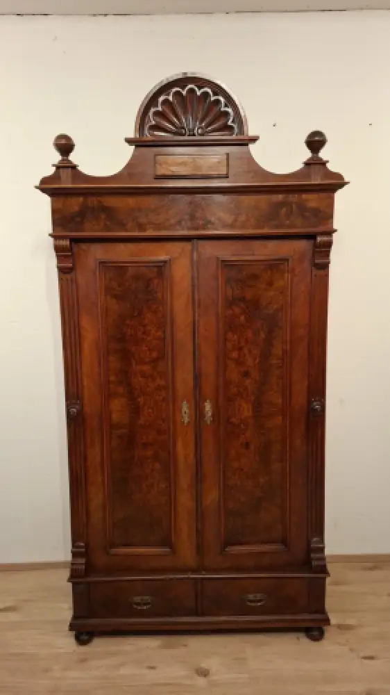 Wäscheschrank Kleiderschrank Schlafzimmer Antik ca. 19 Jh. 1