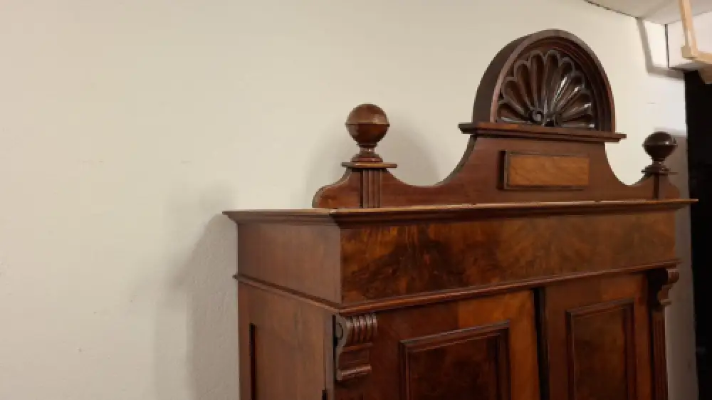 Wäscheschrank Kleiderschrank Schlafzimmer Antik ca. 19 Jh. 5