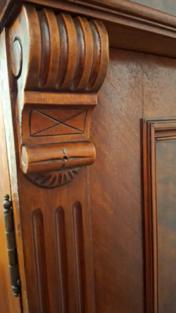 Wäscheschrank Kleiderschrank Schlafzimmer Antik ca. 19 Jh. 9