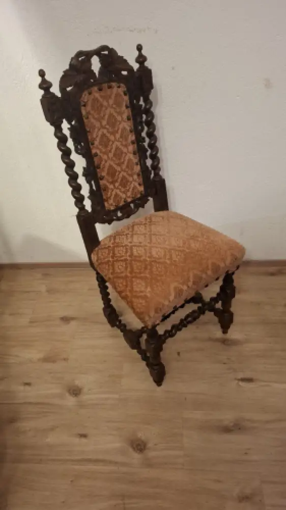 4  Esszimmerstühle Set Jagdstühle   Küchenstühle Gründer  Antik ca. 1900 Jh. 12