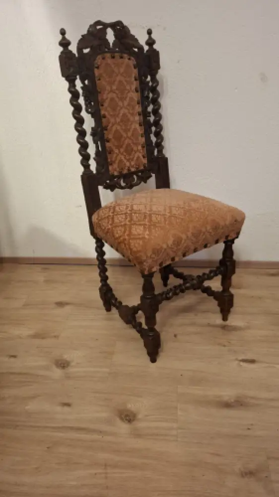 4  Esszimmerstühle Set Jagdstühle   Küchenstühle Gründer  Antik ca. 1900 Jh. 13