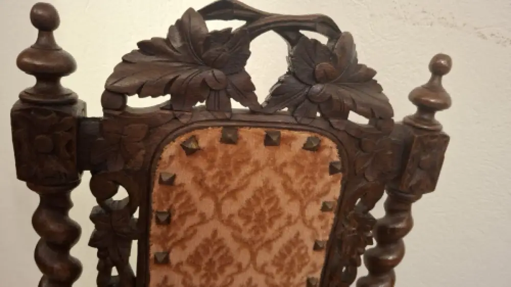 4  Esszimmerstühle Set Jagdstühle   Küchenstühle Gründer  Antik ca. 1900 Jh. 9