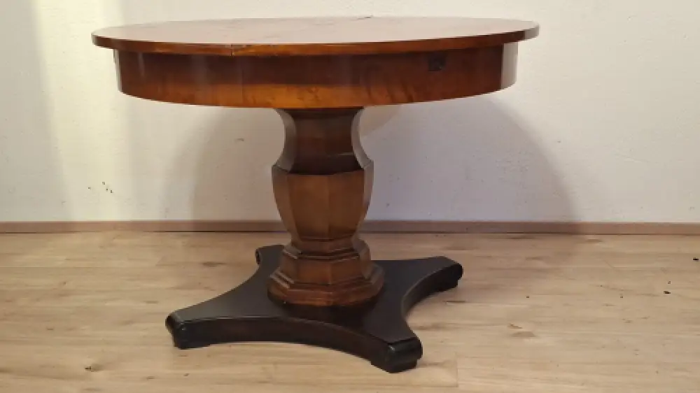 Esstisch   Auszugstisch  Kulissentisch Antik  Biedermeier Stil ca  1920 8