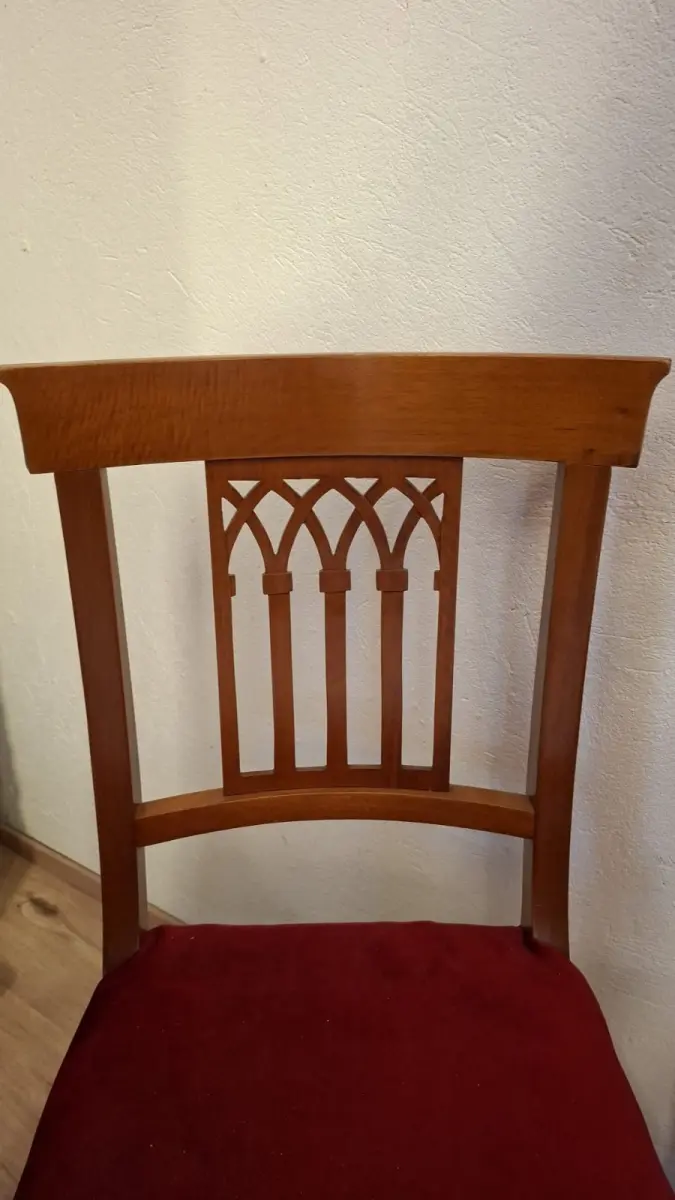 Antik 4  Esszimmerstühle Biedermeier Stil Küchenstühle Stühle  ca. 1920Jh. 10