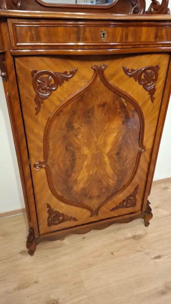 Original Antik Vertico Louis Philippe Kommode ca. 1900Jh. Antik 1