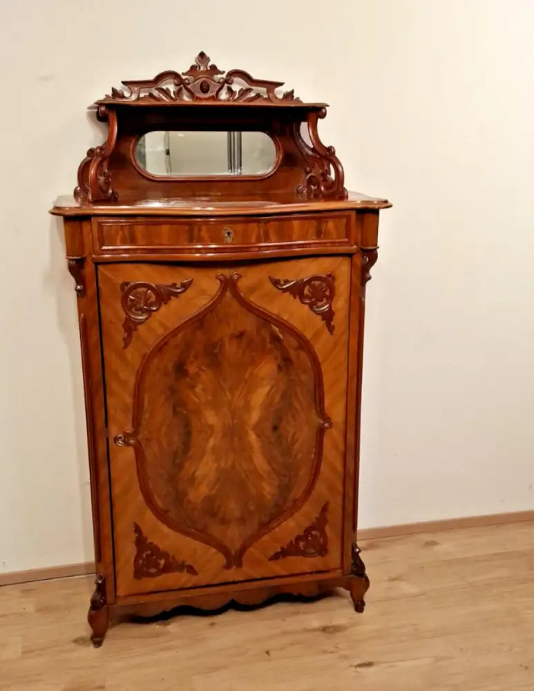 Original Antik Vertico Louis Philippe Kommode ca. 1900Jh. Antik 4