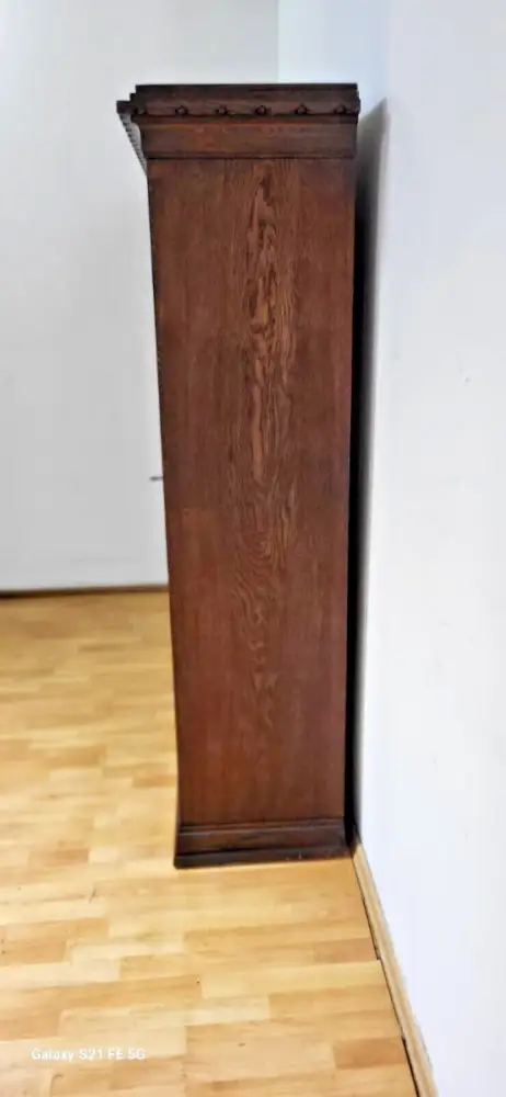 Bücherschrank Vitrine Bibolotheksschrank Antik ca 1910 19