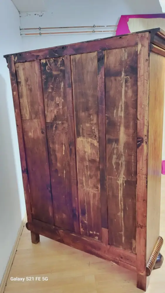 Bücherschrank Vitrine Bibolotheksschrank Antik ca 1910 21