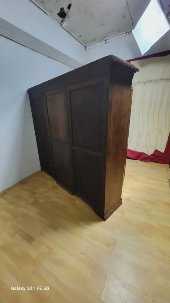 Bücherschrank Vitrine Bibolotheksschrank Antik ca 1910 5