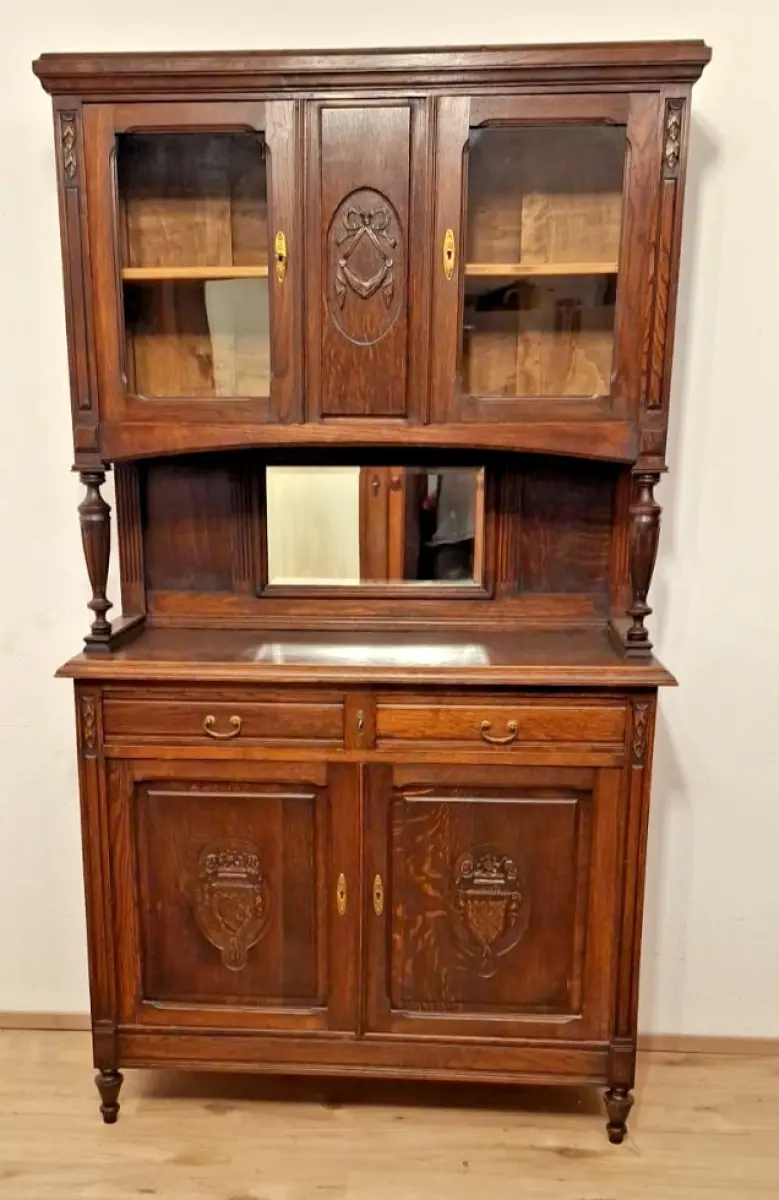 Antik Buffet Küchenschrank Jugendstil  Anrichte Esszimmer ca 1920 1