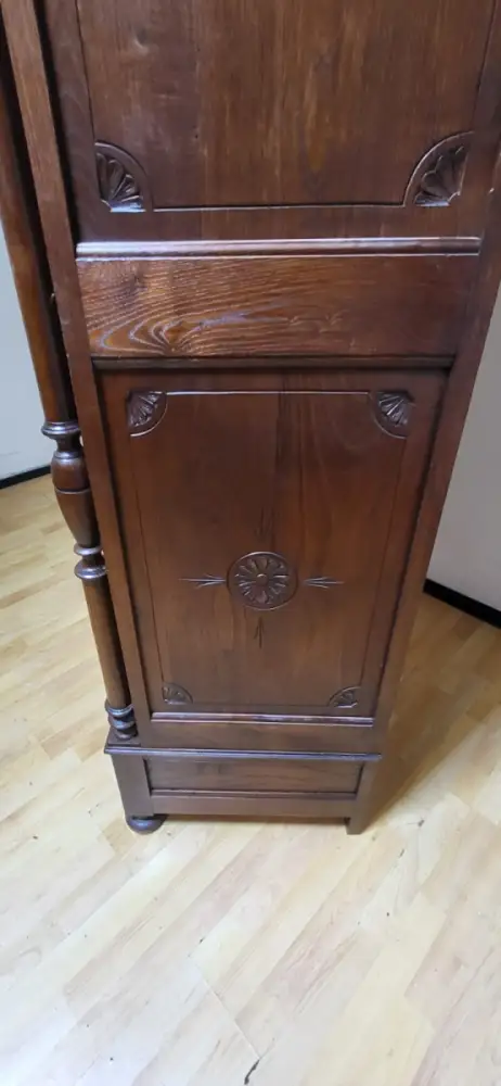 Vitrine Bibolotheksschrank Bücherschrank Herrenzimmer  Antik ca. 1900 Jh. 12