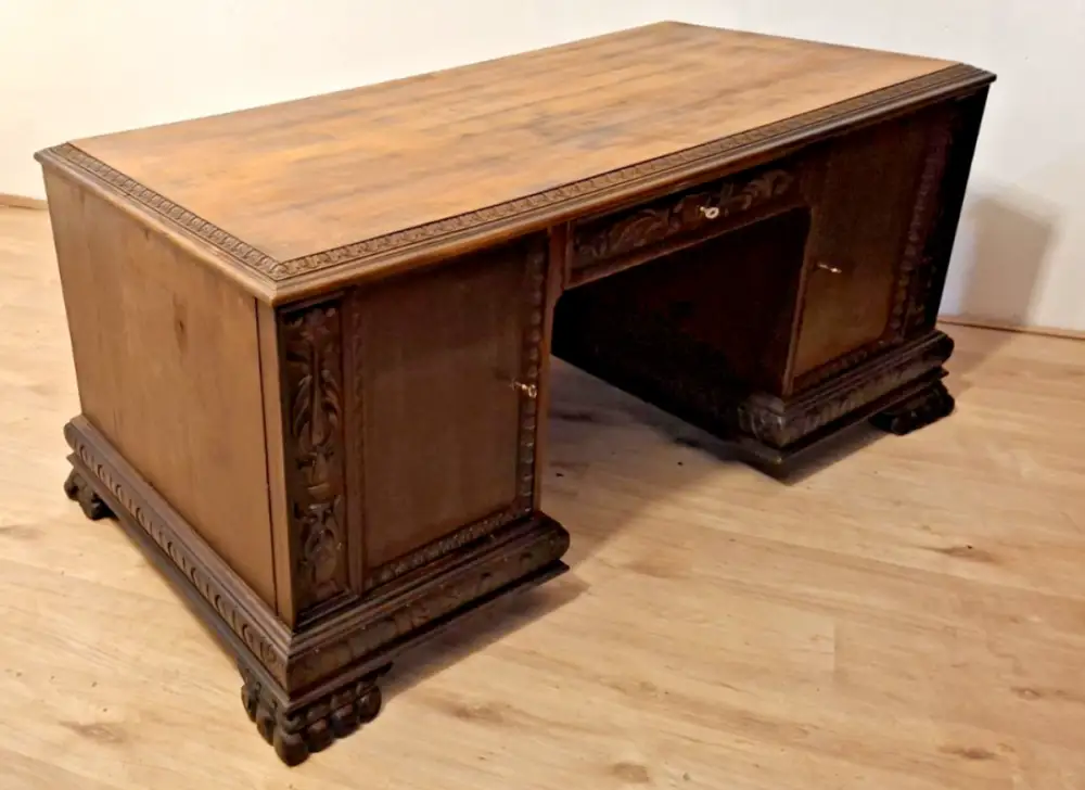 Antik  Schreibtisch Herrenzimmer ca.  1930 0
