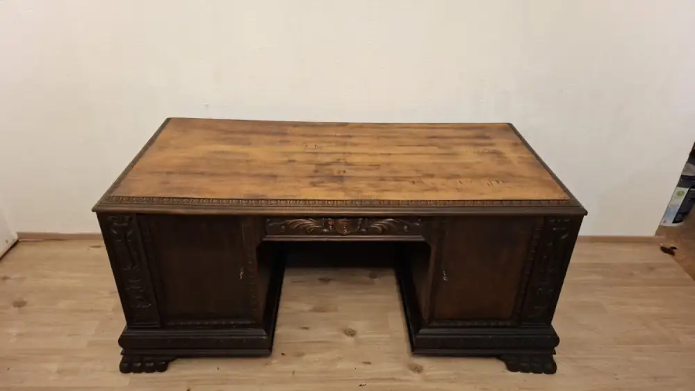 Antik  Schreibtisch Herrenzimmer ca.  1930 1