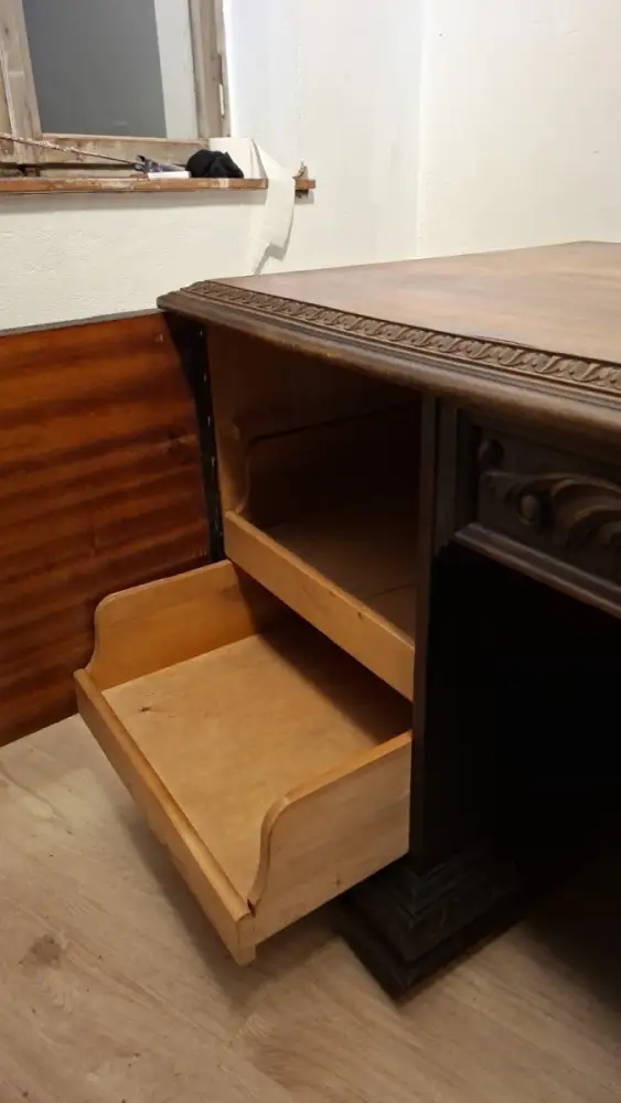 Antik  Schreibtisch Herrenzimmer ca.  1930 10