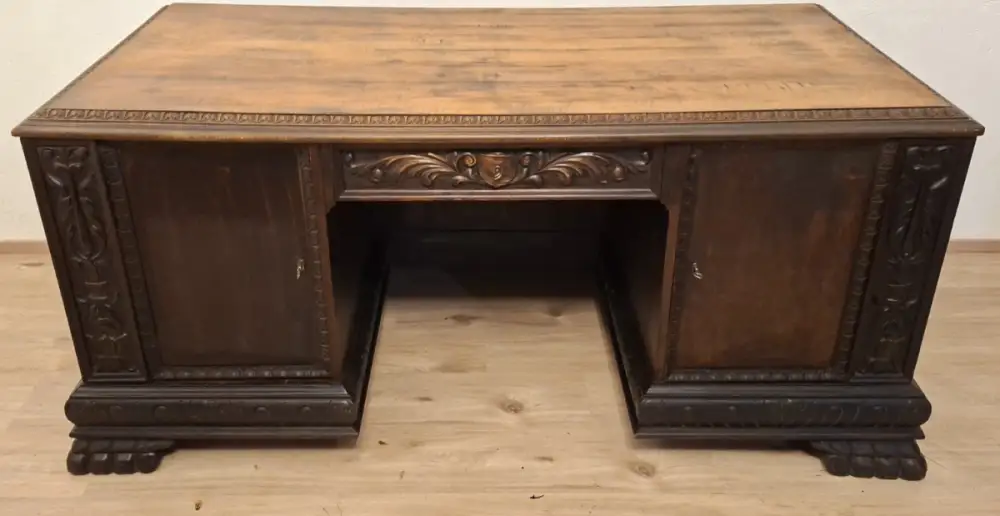 Antik  Schreibtisch Herrenzimmer ca.  1930 2