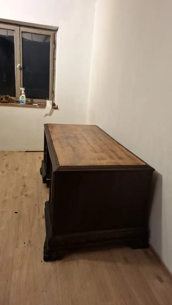 Antik  Schreibtisch Herrenzimmer ca.  1930 3