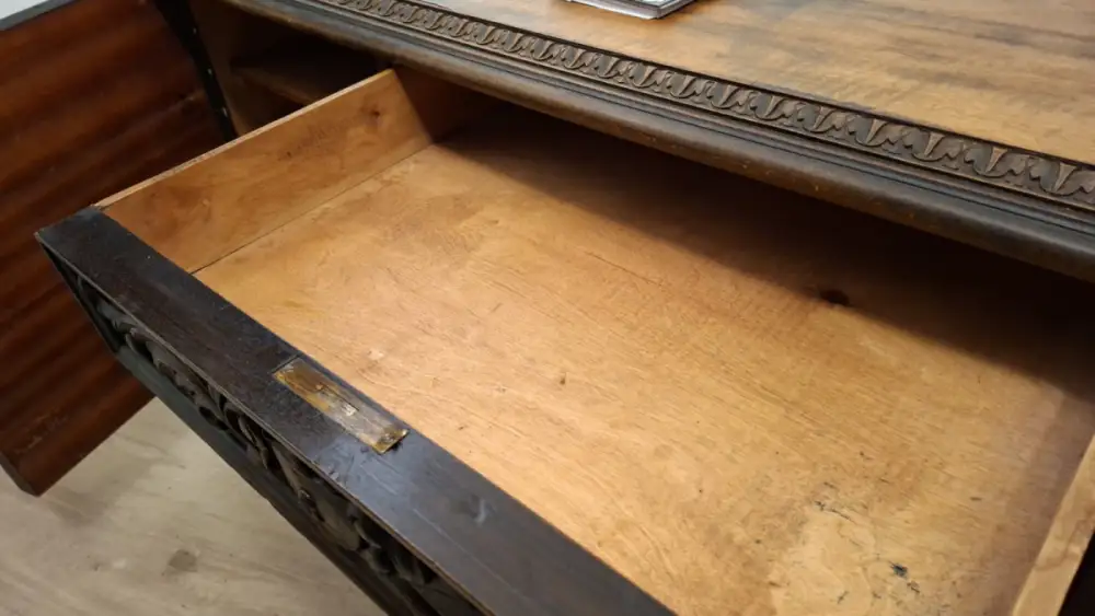 Antik  Schreibtisch Herrenzimmer ca.  1930 7
