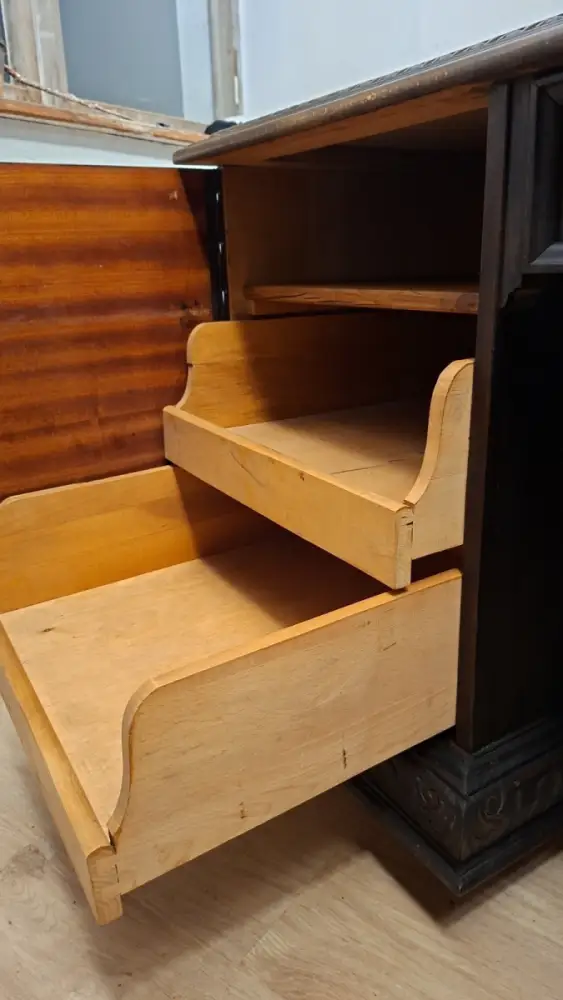 Antik  Schreibtisch Herrenzimmer ca.  1930 8