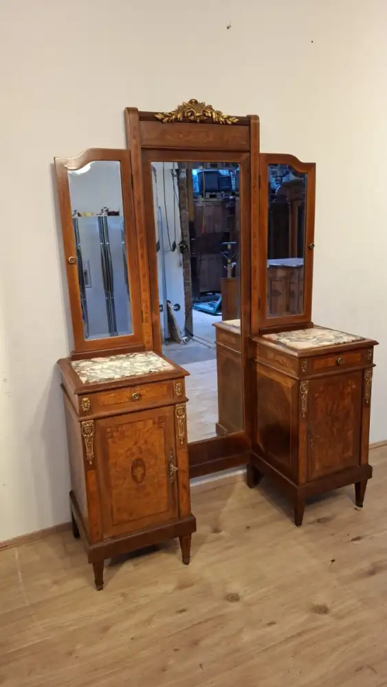 Antik  Spiegelkommode Louis Seize  Stil. ca. 1900  Jh. 4